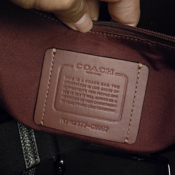 Coach Black Smith Tote Bag - Picture 6 of 11
